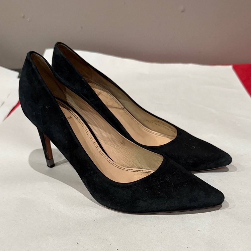 Tory Burch Black Suede Heels